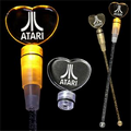 Light Up Stir Stick - Amber - Heart